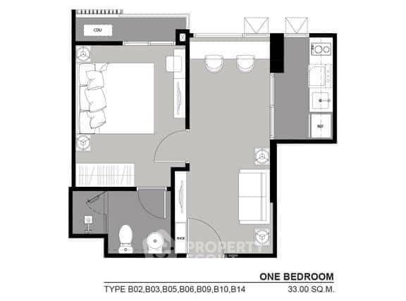 รูป คอนโด 1-ห้องนอน ที่ ริทึ่ม สุขุมวิท 36-38 ใกล้ BTS ทองหล่อ (ID 2873808) - รูปที่ 9/9