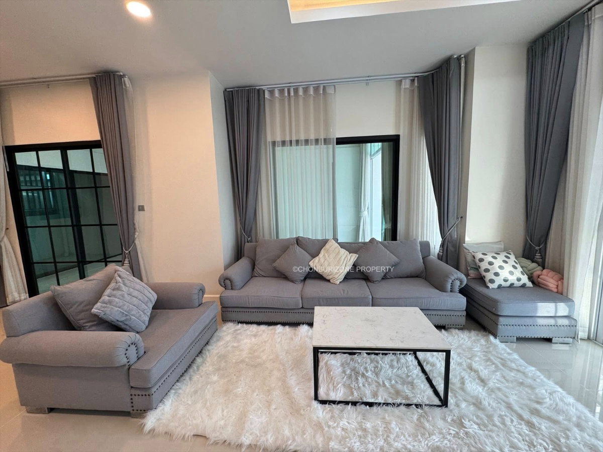 รูป ขายบ้านเดี่ยวใหม่หลังมุม ม.มณีรินทร์พาร์ค บางพระ ศรีราชา - รูปที่ 17/26