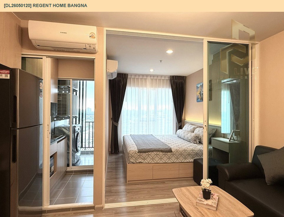 รูป DL26050120 ให้เช่าคอนโด รีเจ้นท์ โฮม บางนา (Regent home bangna) ใกล้ BTS บางนา พร้อมเข้าอยู่ โทรด่วน 0800343450 LineID @655ebbvc - รูปที่ 8/11