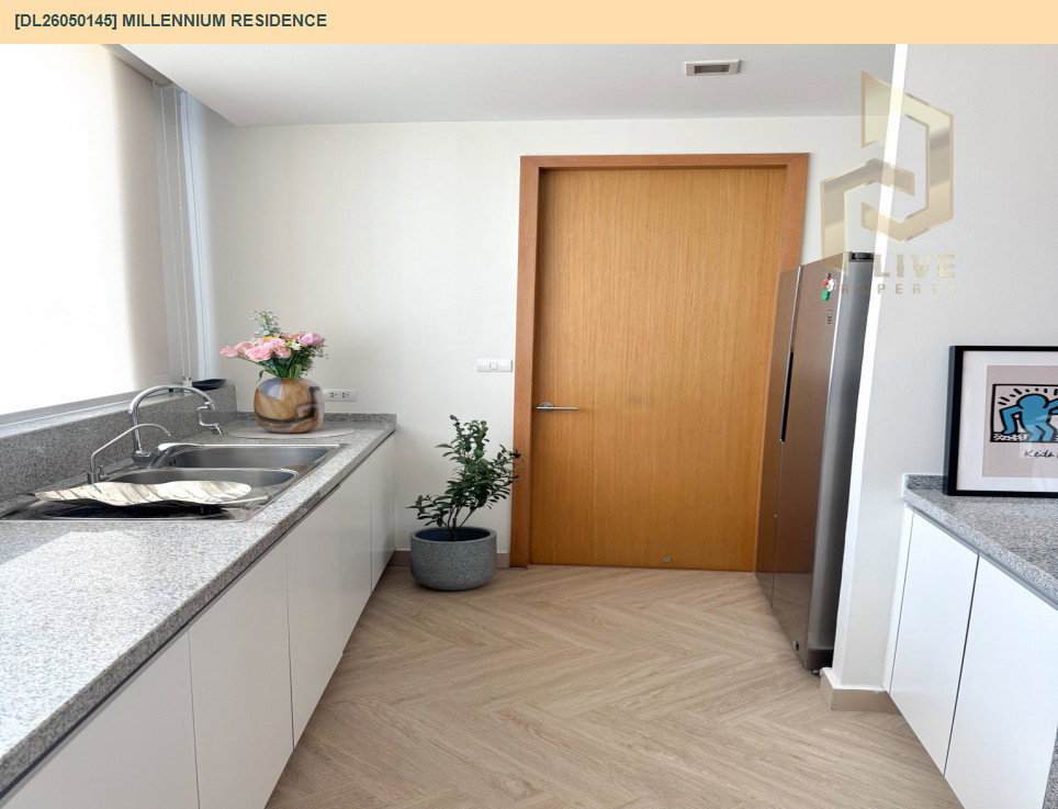 รูป DL26050145 ขายคอนโด มิลเลนเนียม เรสซิเด้นส์ แอท สุขุมวิท (Millennium Residence) ใกล้ BTS อโศก พร้อมเข้าอยู่ โทรด่วน 0653619502 LineID @897iyzll - รูปที่ 6/9