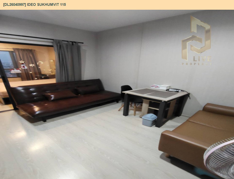 รูป DL26040997 ให้เช่าคอนโด ไอดีโอ สุขุมวิท 115 (IDEO Sukhumvit 115 ) ใกล้ BTS ปู่เจ้า พร้อมเข้าอยู่ โทรด่วน 0653619502 LineID @897iyzll - รูปที่ 2/9