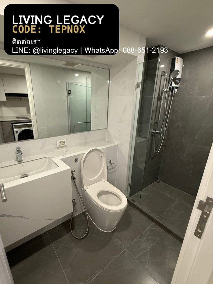 รูป TEPN0X ให้เช่า Origin Plug & Play Ramkhamhaeng Triple Station 32 ตร.ม. ชั้น 11 1นอน 1น้ำ 19,000 บาท/เดือน line id : @livinglegacy - รูปที่ 10/11
