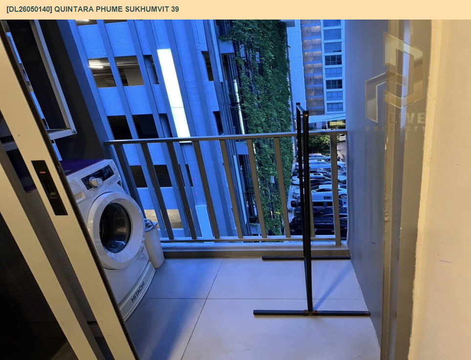 รูป DL26050140 ให้เช่าคอนโด ควินทารา ภูม สุขุมวิท 39 (Quintara Phume Sukhumvit 39) ใกล้ BTS พร้อมพงษ์ พร้อมเข้าอยู่ โทรด่วน 0800343450 LineID @655ebbvc - รูปที่ 7/8