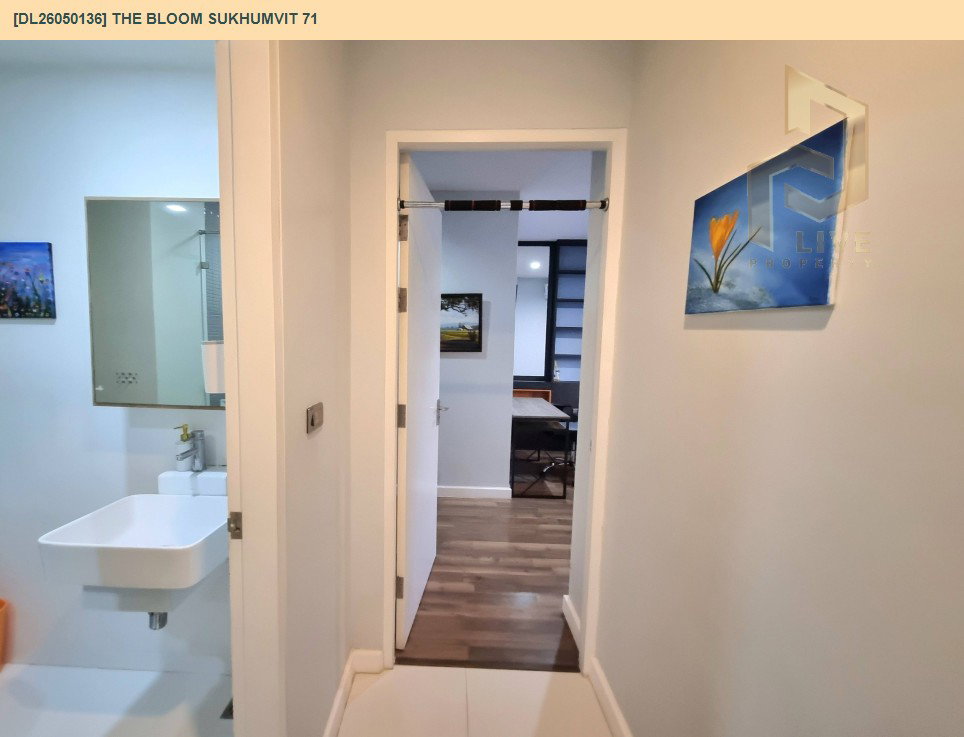 รูป DL26050136 ให้เช่าคอนโด เดอะ บลูม สุขุมวิท 71 (The Bloom Sukhumvit 71) ใกล้ BTS พระโขนง พร้อมเข้าอยู่ โทรด่วน 0800343450 LineID @655ebbvc - รูปที่ 9/18