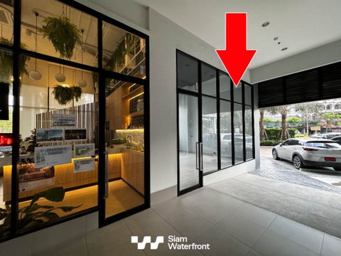 🔥For Rent, Retail shop/unit🔥Supalai Premier Charoen Nakhon, size 32sqm, next to BTS Khlong San, near Iconsiam