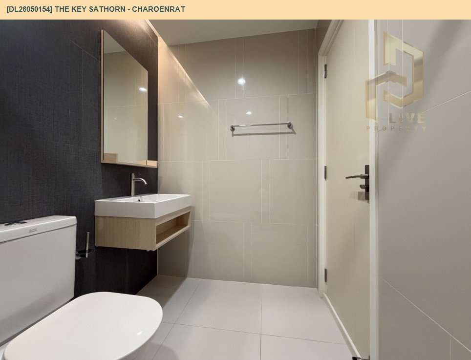 รูป DL26050154 ขายคอนโด เดอะคีย์ สาทร - เจริญราษฎร์ (The Key Sathorn - Charoenrat) ใกล้ BTS สุรศักดิ์ พร้อมเข้าอยู่ โทรด่วน 0614453194 LineID @162cjixi - รูปที่ 16/18