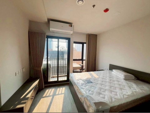 🌤️ Metris District Ladprao 🛋️1Bed with cozy city view✨Fully furnished + built-in kitchen 🚝Near MRT Phahon Yothin 💖18,000 THB
