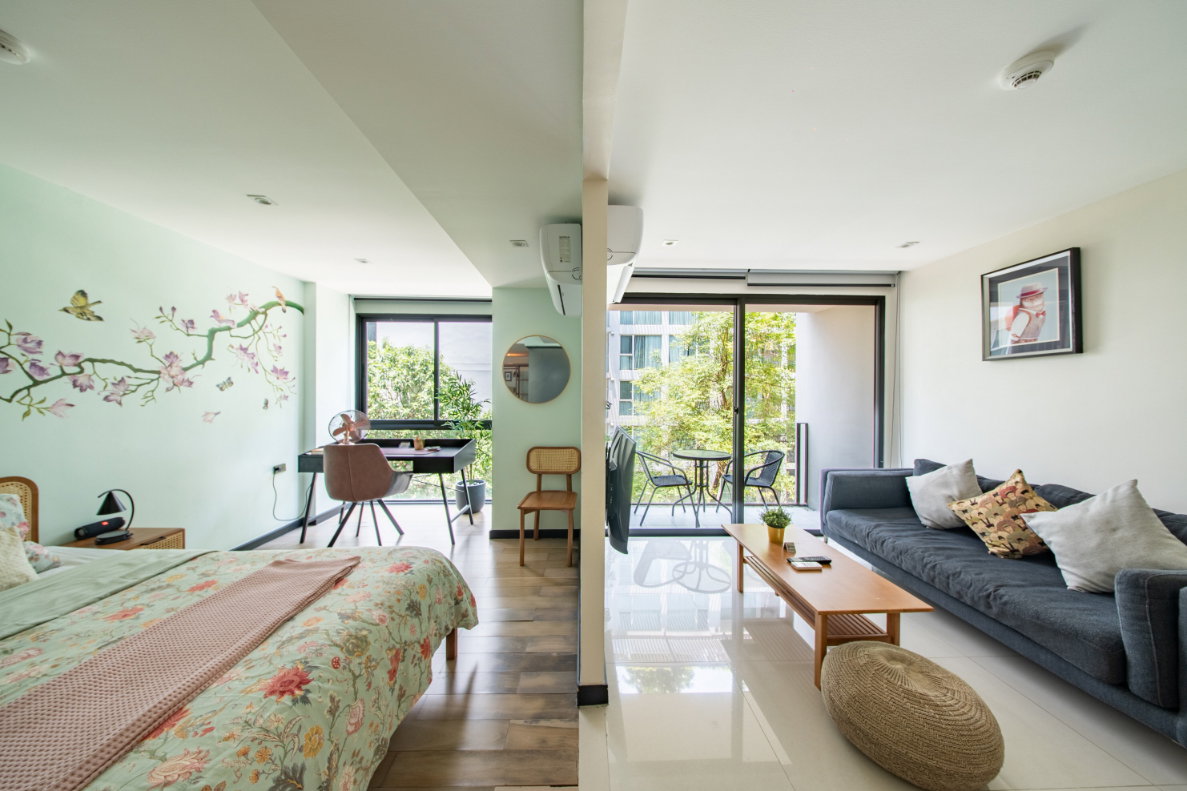 รูป คุ้มสุดในโครงการ – SOCIO Reference 61 เอกมัย | 1 ห้องนอน 42.78 ตร.ม. ชั้นดี ทำเลทองหล่อ–เอกมัย - รูปที่ 1/11