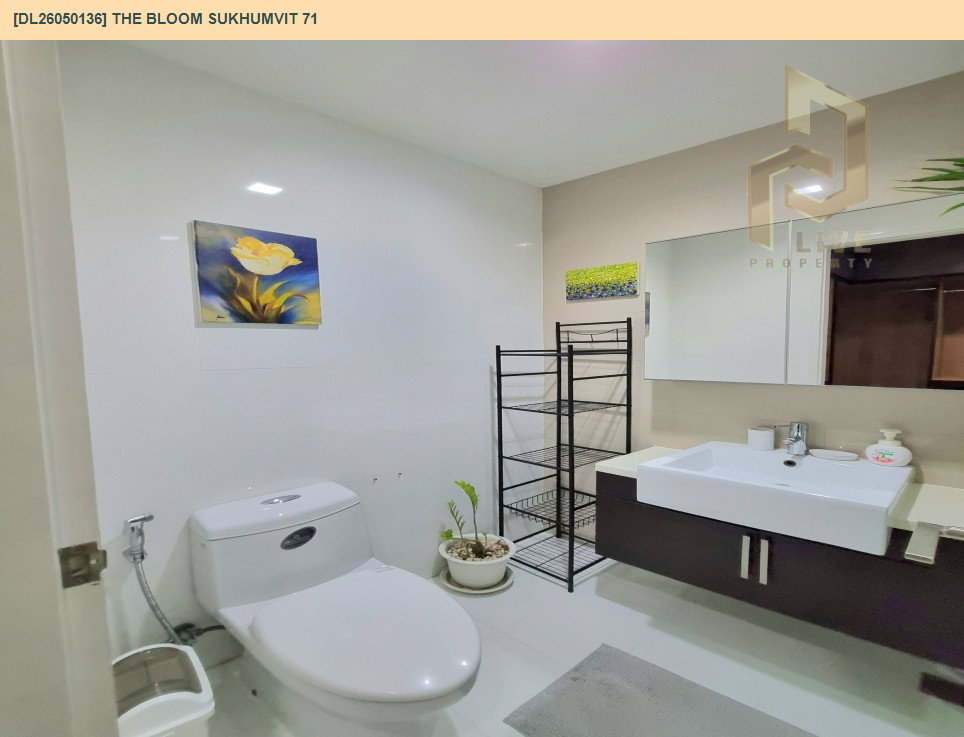 รูป DL26050136 ให้เช่าคอนโด เดอะ บลูม สุขุมวิท 71 (The Bloom Sukhumvit 71) ใกล้ BTS พระโขนง พร้อมเข้าอยู่ โทรด่วน 0800343450 LineID @655ebbvc - รูปที่ 10/18