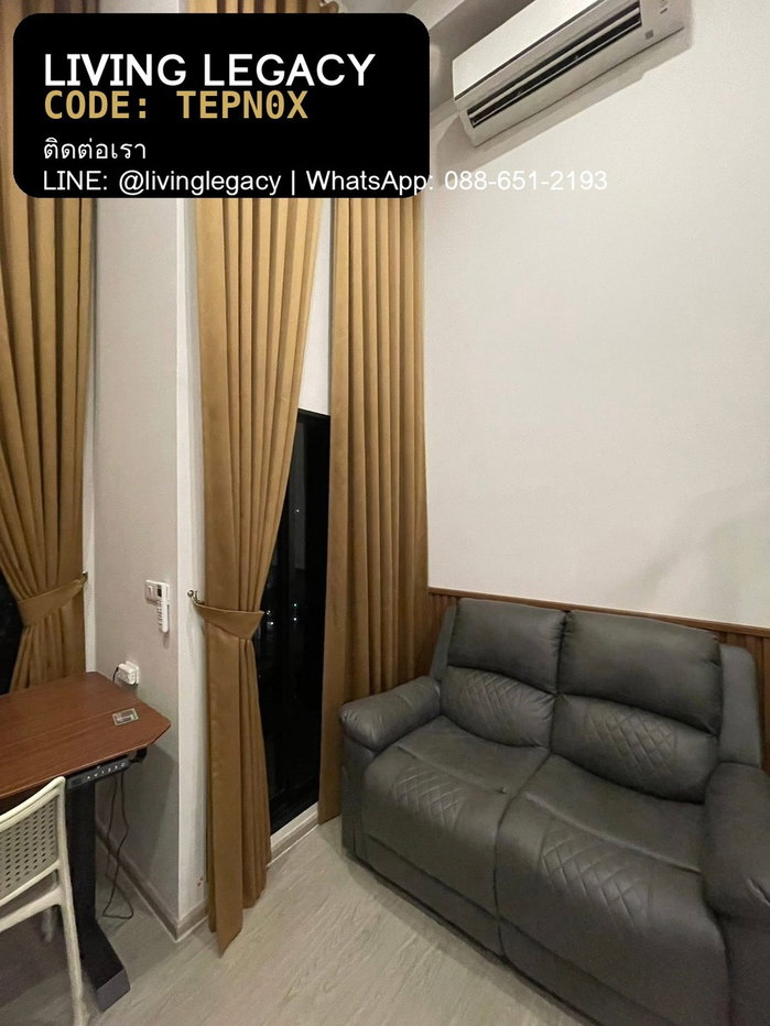 รูป TEPN0X ให้เช่า Origin Plug & Play Ramkhamhaeng Triple Station 32 ตร.ม. ชั้น 11 1นอน 1น้ำ 19,000 บาท/เดือน line id : @livinglegacy - รูปที่ 8/11