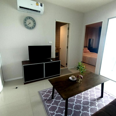 คอนโดให้เช่า : ให้เช่าคอนโด แอสปาย สุขุมวิท 48 Aspire sukhumvit 48 ใกล้ BTS พระโขนง ห้องใหญ่ 32.5 ตรม.  วิวโล่ง 