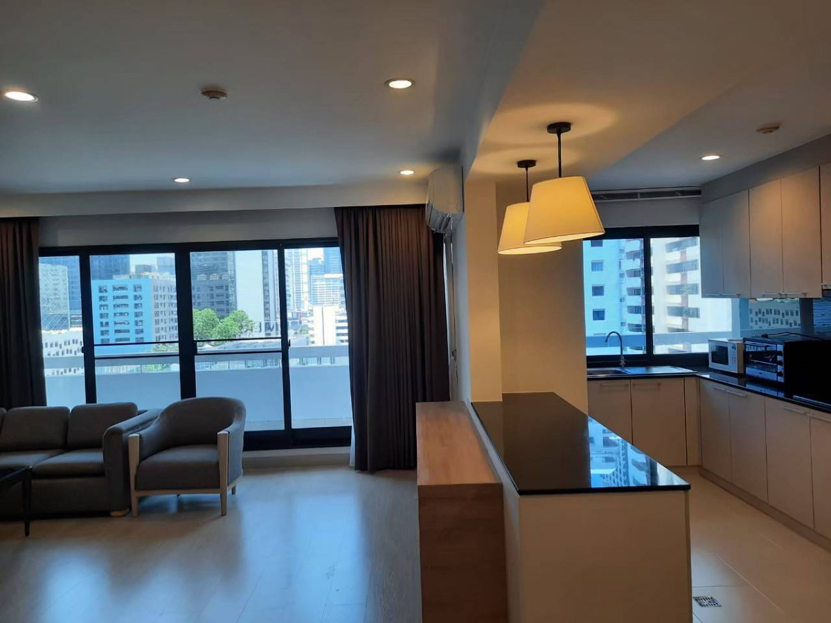 รูป ให้เช่า ประสานมิตร เพลส ห้องใหญ่ 137 ตรม. 2 ห้องนอน 2 ห้องน้ำ / 60,000 บาท ใกล้ อโศก - รูปที่ 4/12