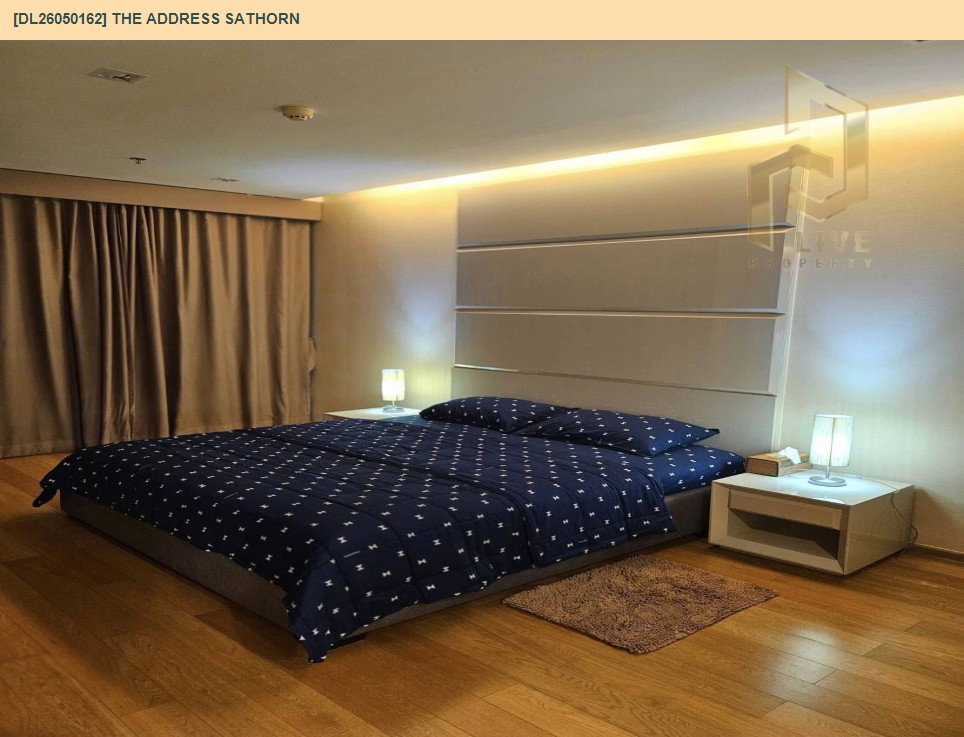 รูป DL26050162 ให้เช่าคอนโด ดิ แอดเดรส สาทร (The Address Sathorn) ใกล้ BTS เซ็นต์หลุยส์ พร้อมเข้าอยู่ โทรด่วน 0638692663 LineID @655ebbvc - รูปที่ 3/15