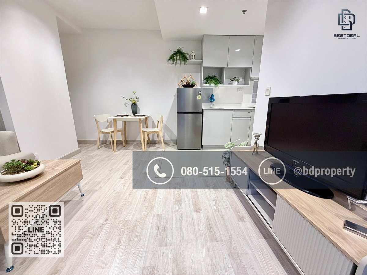 รูป Bestdeal ขายด่วน Duplex 1 Bed ราคาพิเศษ 5.35 ล้านเท่านั้น  เฟอร์นิเจอร์และเครื่องใช้ไฟฟ้าครบพร้อมอยู่ “IDEO MOBI RAMA 9” ใกล้MRT และ เซ็นทรัลพระราม 9  - รูปที่ 4/19
