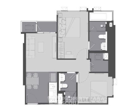 คอนโด 2-ห้องนอน ที่ ดิ แอดเดรส สยาม-ราชเทวี ใกล้ BTS ราชเทวี (ID 2839113)