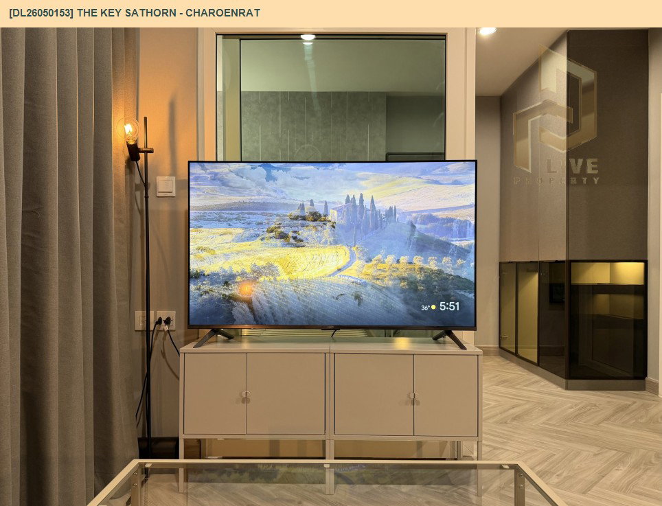 รูป DL26050153 ให้เช่าคอนโด เดอะคีย์ สาทร - เจริญราษฎร์ (The Key Sathorn - Charoenrat) ใกล้ BTS สุรศักดิ์ พร้อมเข้าอยู่ โทรด่วน 0614453194 LineID @162cjixi - รูปที่ 13/18