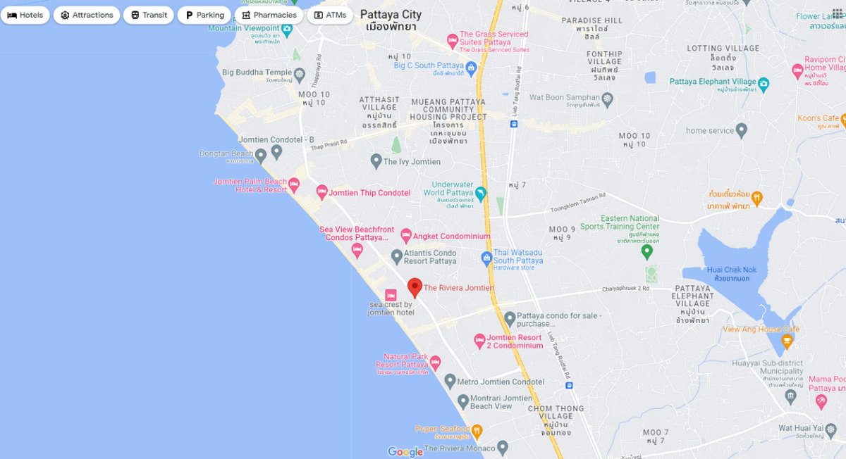 รูป Call : 082-624-9656 คอนโด เดอะ ริเวียร่า จอมเทียน ใกล้หาดจอมเทียน 33 ตารางเมตร ชั้น7 ตึกA ฝั่งทะเล ตกแต่งพร้อมอยู่ - รูปที่ 12/13