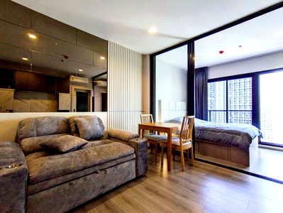 ขายคอนโด : ขาย คอนโด The Politan Rive แบบ 1 นอน 1 น้ำ 30 ตรม ชั้นสูง ห้องสวย วิวแม่น้ำเจ้าพระยา  ใกล้ MRT สะพานพระนั่งเกล้า นนทบุรี สนามบินน้ำ : KT26S-008