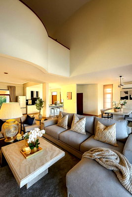 Houses for rent Phuket :  Luxury Hilltop Villa | 3BR for Rent | Inside Golf Course – Phuket | 10 min to Beaches