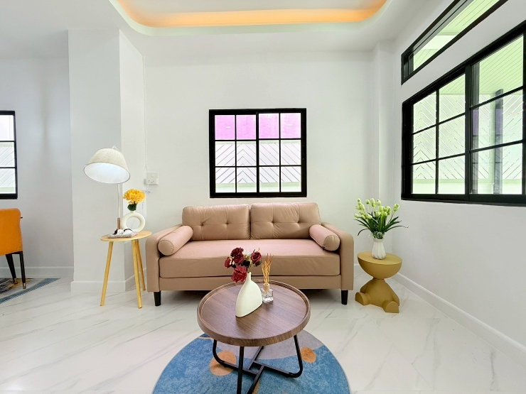 รูป บ้านเดี่ยวโซนหนองจอก  สุวินทวงศ์  ถนนอยู่วิทยา  หมู่บ้านอมรทรัพย์  นัดชมบ้าน 085-318-6868 คุณวา - รูปที่ 7/20