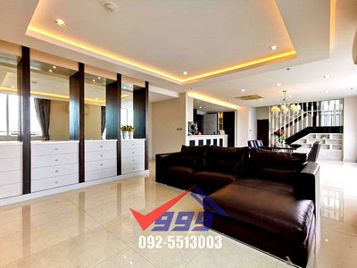 Condos for rent Ramkhamhaeng Hospital : 🏙️Condo for Rent - The Fourwings Residence | 3 Bedrooms 300 sq.m. 
