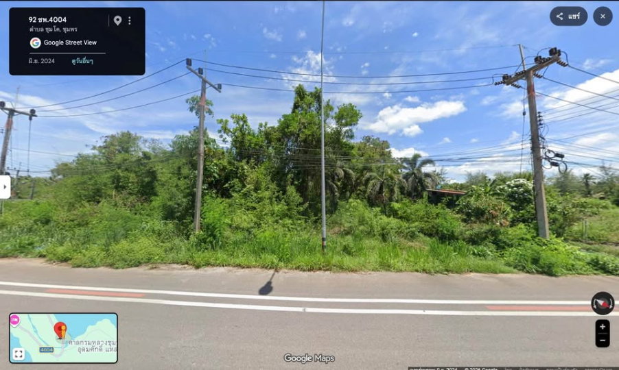 รูป ขายที่ดินศักยภาพสูง ติดถนนหลักหน้ากว้าง  ใกล้ทะเล สนามบินชุมพร มหาวิทยาลัย โครงการท่าเรือไปเกาะเต่า และสถานที่ท่องเที่ยว เหมาะกับการลงทุน - รูปที่ 7/7
