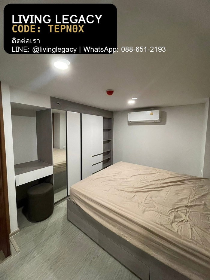 รูป TEPN0X ให้เช่า Origin Plug & Play Ramkhamhaeng Triple Station 32 ตร.ม. ชั้น 11 1นอน 1น้ำ 19,000 บาท/เดือน line id : @livinglegacy - รูปที่ 7/11