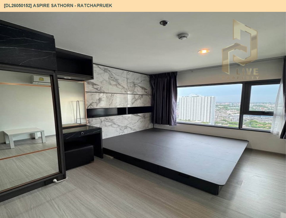 รูป DL26050152 ให้เช่าคอนโด แอสปาย สาทร - ราชพฤกษ์ (Aspire Sathorn - Ratchapruek) ใกล้ BTS บางหว้า พร้อมเข้าอยู่ โทรด่วน 0800343450 LineID @655ebbvc - รูปที่ 4/9