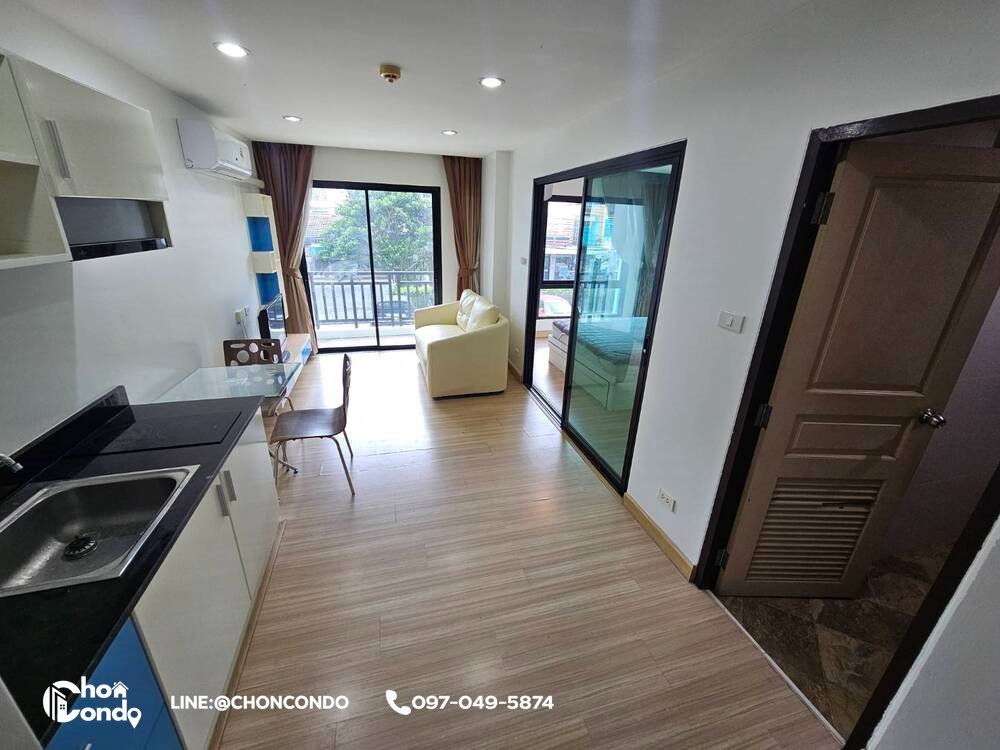 รูป D2 condo ชั้น2 บางแสน ------ แอร์ 2 ตัว ------Tel 097-049-5874 (Line: @choncondo มี@ด้วย) - รูปที่ 7/12