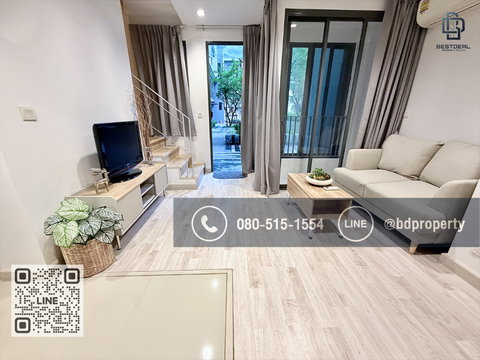 BESTDEAL FOR SELL  1bedroom Duplex 45 sqm. Selling Price 5,350,000 Baht “IDEO MOBI RAMA 9” .Near Phraram Kao 9 MRT Station 80 meters 