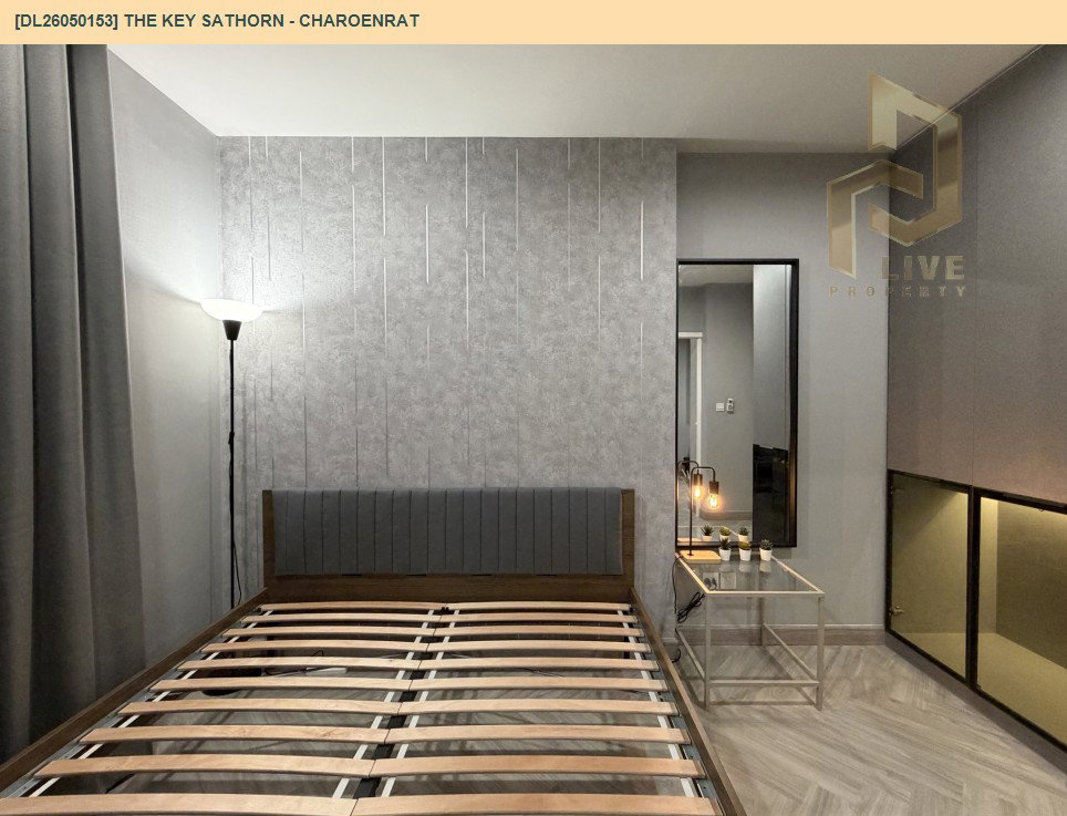 รูป DL26050153 ให้เช่าคอนโด เดอะคีย์ สาทร - เจริญราษฎร์ (The Key Sathorn - Charoenrat) ใกล้ BTS สุรศักดิ์ พร้อมเข้าอยู่ โทรด่วน 0614453194 LineID @162cjixi - รูปที่ 8/18