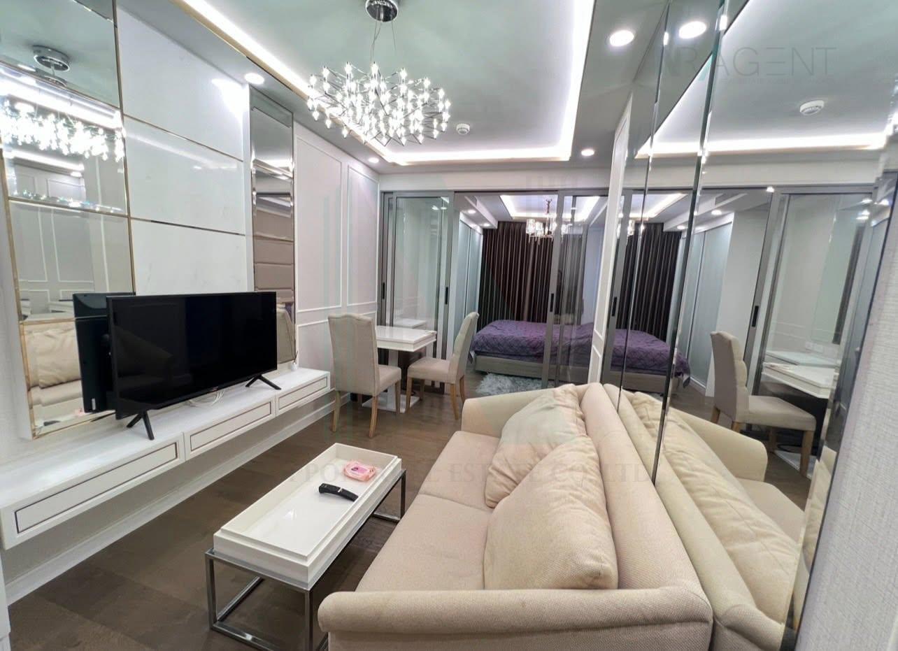 รูป 🚩 ให้เช่าคอนโด อมรันทา เรสซิเด้นซ์ อาคาร 1 ชั้น 2 1 ห้องนอน ขนาด 34.00 ตรม ใกล้ ตลาดห้วยขวาง - รูปที่ 6/8