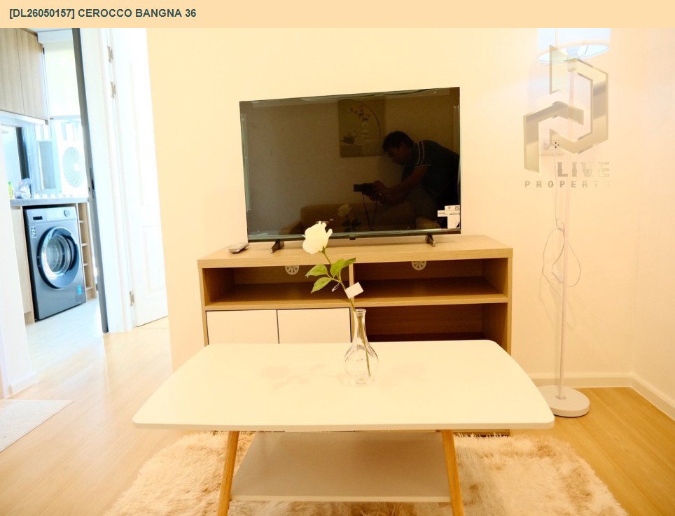 รูป DL26050157 ให้เช่าคอนโด ซีรอคโค บางนา 36 (Cerocco Bangna 36) ใกล้ - พร้อมเข้าอยู่ โทรด่วน 0800343450 LineID @655ebbvc - รูปที่ 7/11