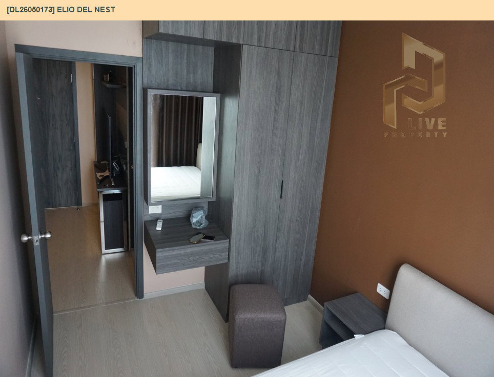 รูป DL26050173 ให้เช่าคอนโด เอลลิโอ เดล เนสท์ (Elio Del Nest) ใกล้ BTS อุดมสุข พร้อมเข้าอยู่ โทรด่วน 0800343450 LineID @655ebbvc - รูปที่ 10/11