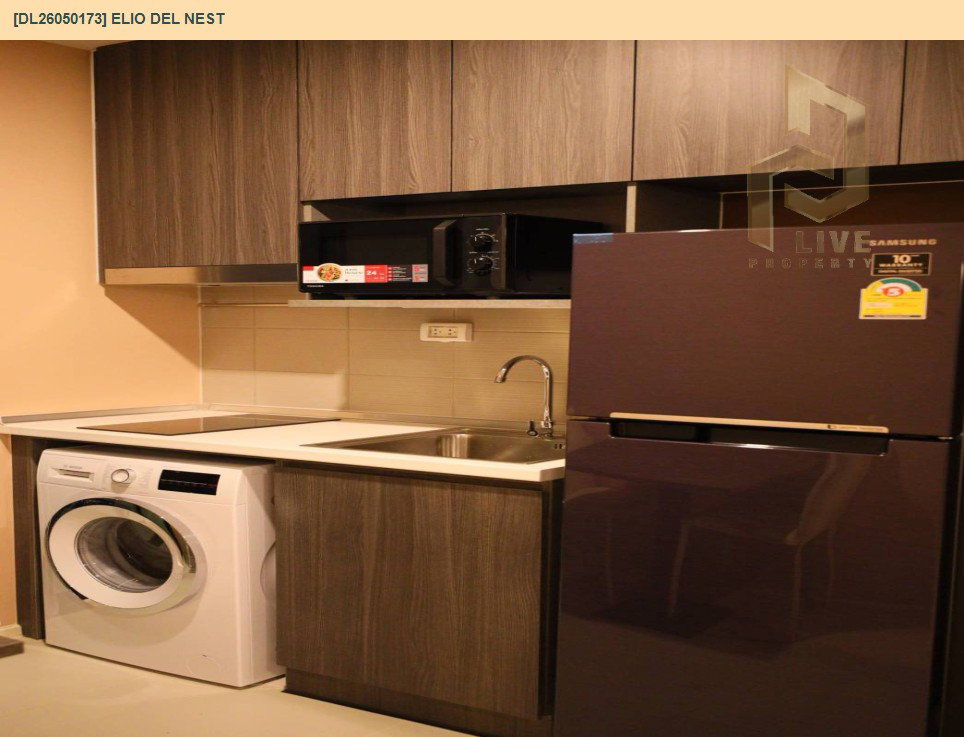 รูป DL26050173 ให้เช่าคอนโด เอลลิโอ เดล เนสท์ (Elio Del Nest) ใกล้ BTS อุดมสุข พร้อมเข้าอยู่ โทรด่วน 0800343450 LineID @655ebbvc - รูปที่ 6/11