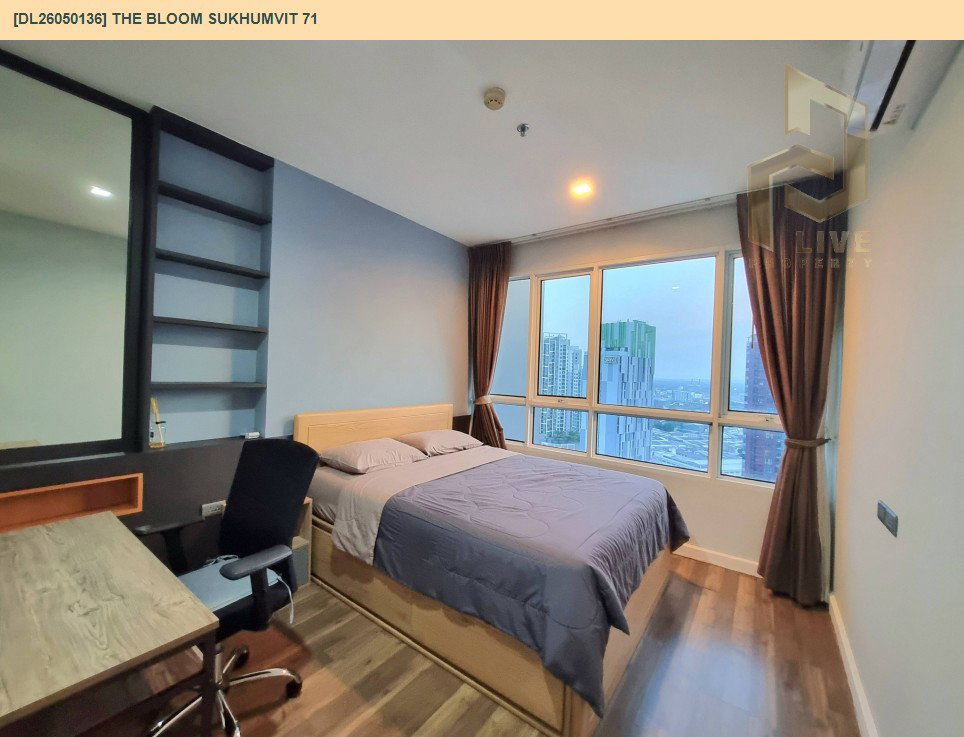 รูป DL26050136 ให้เช่าคอนโด เดอะ บลูม สุขุมวิท 71 (The Bloom Sukhumvit 71) ใกล้ BTS พระโขนง พร้อมเข้าอยู่ โทรด่วน 0800343450 LineID @655ebbvc - รูปที่ 2/18