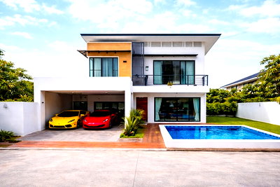 เช่าบ้านเดี่ยว เพชรเกษม 69 : Pool Villa 5-6นอน 7น้ำ ลัดดารมย์ คฤหาสน์ 2ช้ัน Zanook Wake Park 300ม. เพชรเกษม69 สารสาสน์วิเทศบางบอน 300 ม.432ตร.ม. 105ตร.ว. ห้องแม่บ้าน