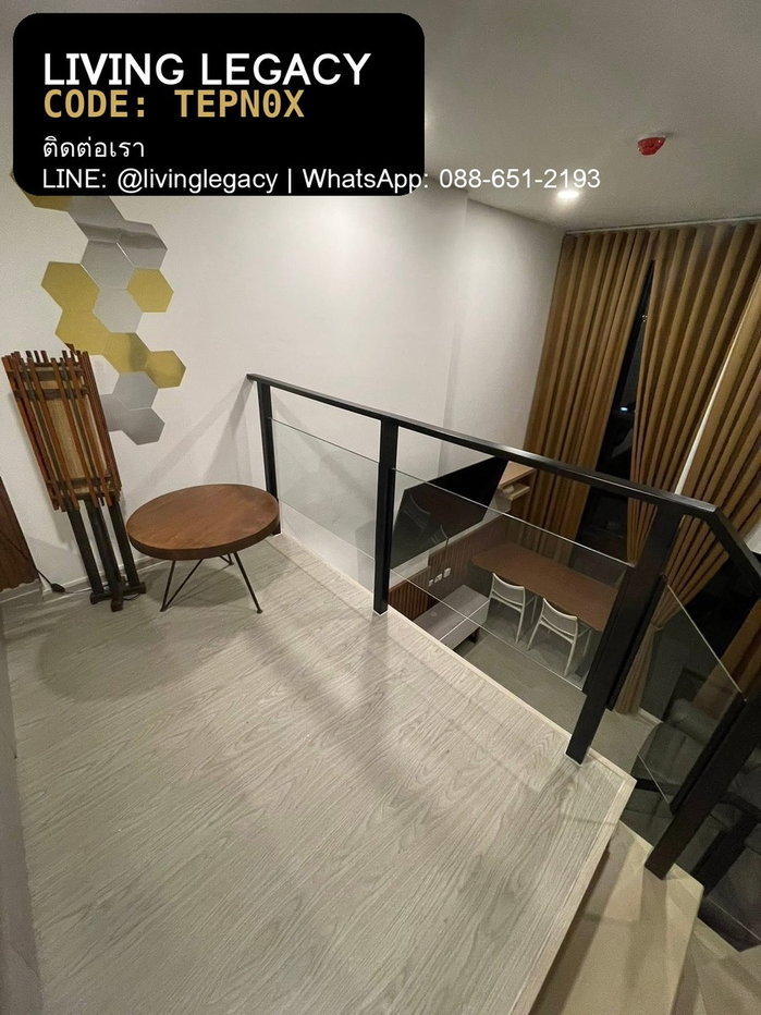 รูป TEPN0X ให้เช่า Origin Plug & Play Ramkhamhaeng Triple Station 32 ตร.ม. ชั้น 11 1นอน 1น้ำ 19,000 บาท/เดือน line id : @livinglegacy - รูปที่ 3/11