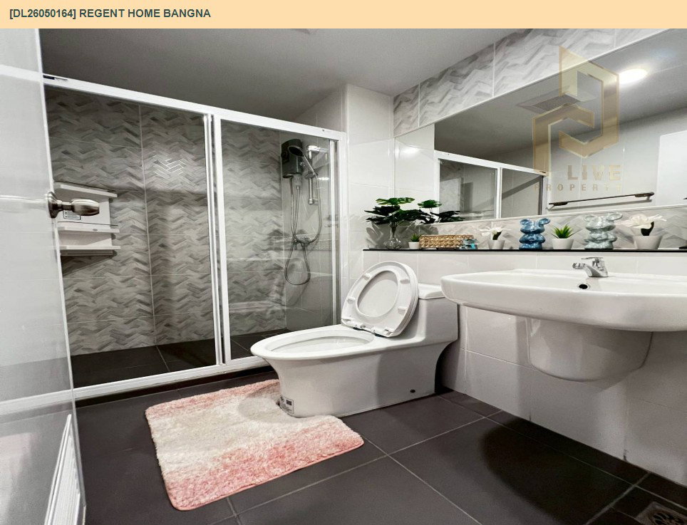 รูป DL26050164 ให้เช่าคอนโด รีเจ้นท์ โฮม บางนา (Regent home bangna) ใกล้ BTS บางนา พร้อมเข้าอยู่ โทรด่วน 0800343450 LineID @655ebbvc - รูปที่ 8/10