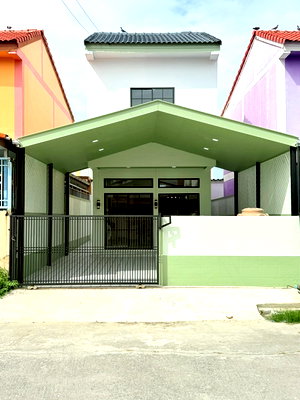 บ้านเดี่ยว กรุงเทพมหานคร : บ้านเดี่ยวโซนหนองจอก  สุวินทวงศ์  ถนนอยู่วิทยา  หมู่บ้านอมรทรัพย์  นัดชมบ้าน 085-318-6868 คุณวา