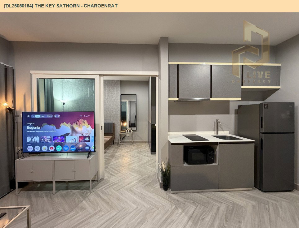 รูป DL26050154 ขายคอนโด เดอะคีย์ สาทร - เจริญราษฎร์ (The Key Sathorn - Charoenrat) ใกล้ BTS สุรศักดิ์ พร้อมเข้าอยู่ โทรด่วน 0614453194 LineID @162cjixi - รูปที่ 6/18