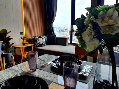 Condos for rent : 🎉 For Rent Condo PARK ORIGIN CHULA - SAMYAN Building 1, Floor 22,Duplex, Room size 35 sqm