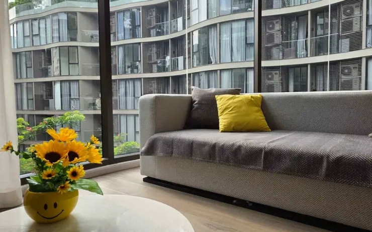 รูป 🌟 Fynn Asoke (A83) Size 57 SQ.M Type 2 Bedroom 1 Bathroom On the 6thFloor Rental 50,000THB. - รูปที่ 4/8
