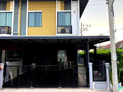 บ้านแฝด โรงเรียนนานาชาติเด่นหล้า : 🔥 ขาย บ้านแฝดหลังมุม หมู่บ้านภัทราวรรณ โครงการใหม่ หน้าบ้านไม่ชนใคร ทำเลราชพฤกษ์-บางบัวทอง