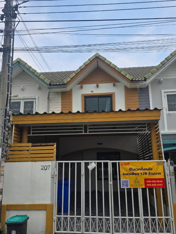 ขายทาวน์โฮม : #st25463 ขาย ทาวน์เฮ้า หมู่บ้านพฤกษา18/1 ถนนหน้าบ้านกว้าง ทิศเหนือ (ทิศดีมาก) รีโนเวทแล้ว