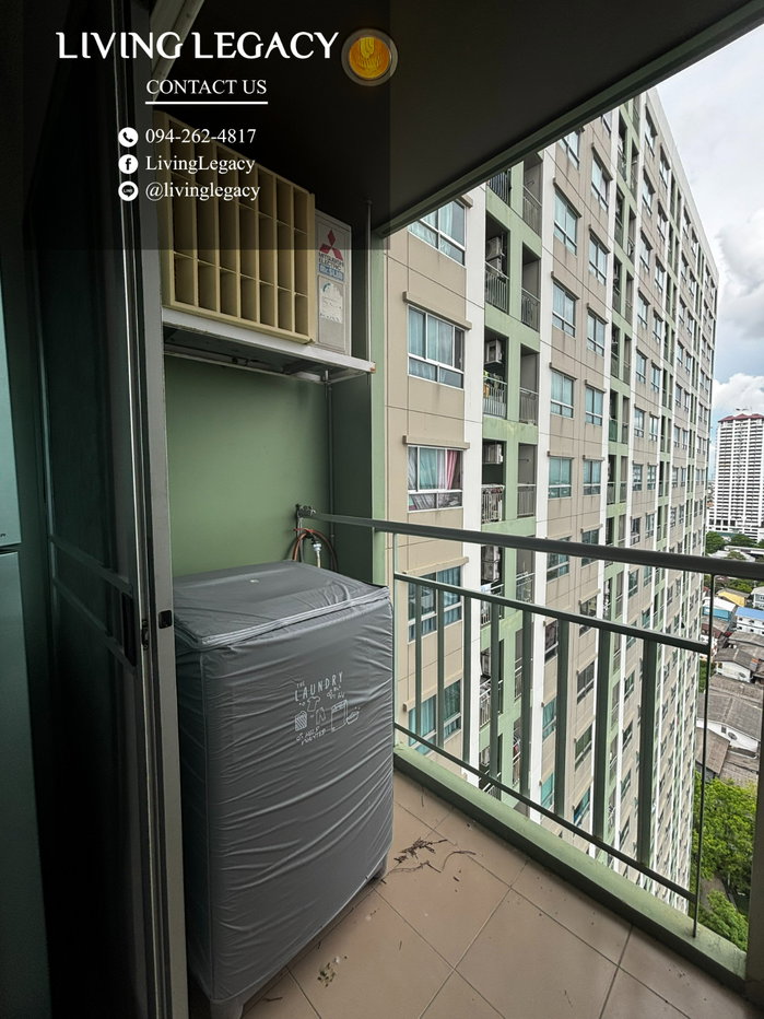 รูป เช่าด่วน! Lumpini Place Srinakarin 2 นอน 2 น้ำ 46 ตร.ม. ชั้น 19 | ใกล้ BTS หัวหมาก 190 ม. | 18,000 บาท/เดือน - รูปที่ 10/13