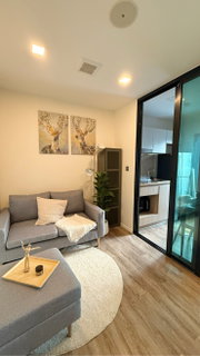 รูปภาพ 🌿 Condo for rent: Brown Condo HuaiKwang 🌿 Cozy minimalist room, ready to move in ✨