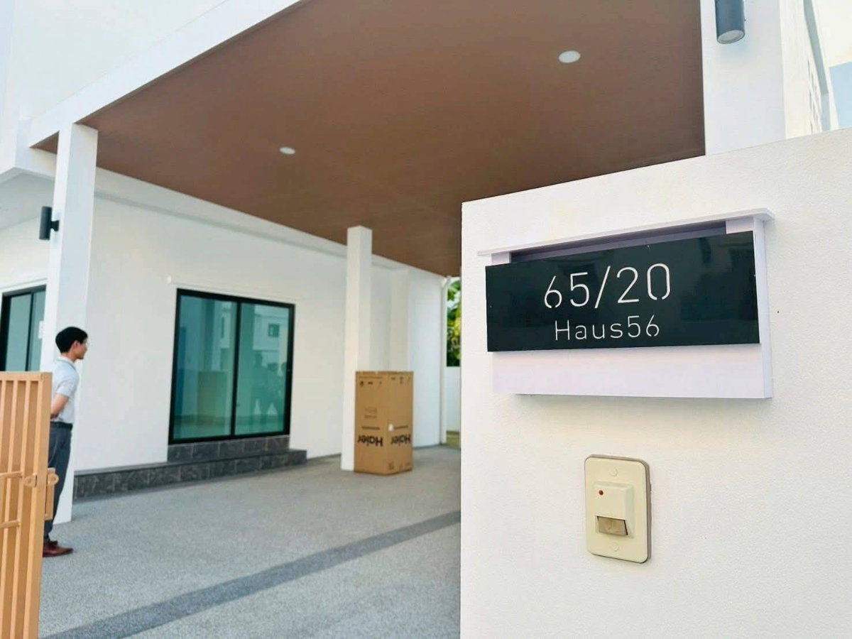 รูป บ้านว่างให้เช่า Haus 56 สันผักหวาน หางดง เชียงใหม่ ใกล้นานาชาติ (R1121) T.0946511456 - รูปที่ 2/13