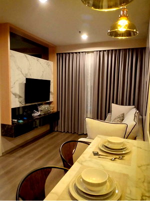 คอนโดให้เช่า : ให้เช่า Aspire Sathorn-Taksin ห้องมุม 2 ห้องนอน ใกล้ BTS วุฒากาศ พร้อมอยู่