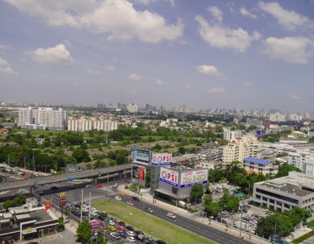 รูป ให้เช่าห้องแต่งพร้อม เฟอร์ครบ วิวดี ใกล้ ARL และ MRT สถานีหัวหมาก - รูปที่ 8/9
